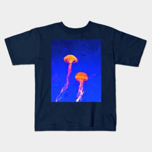 jellyfish aquatic sea wildlife animal Kids T-Shirt